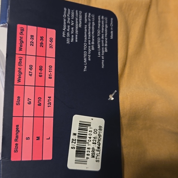 Limited Too Kids Seamless Hipsters - Pink, White, Tan. 4pk - Picture 3 of 4